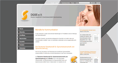 Desktop Screenshot of dgss.de